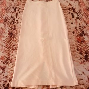 Light pink midi skirt